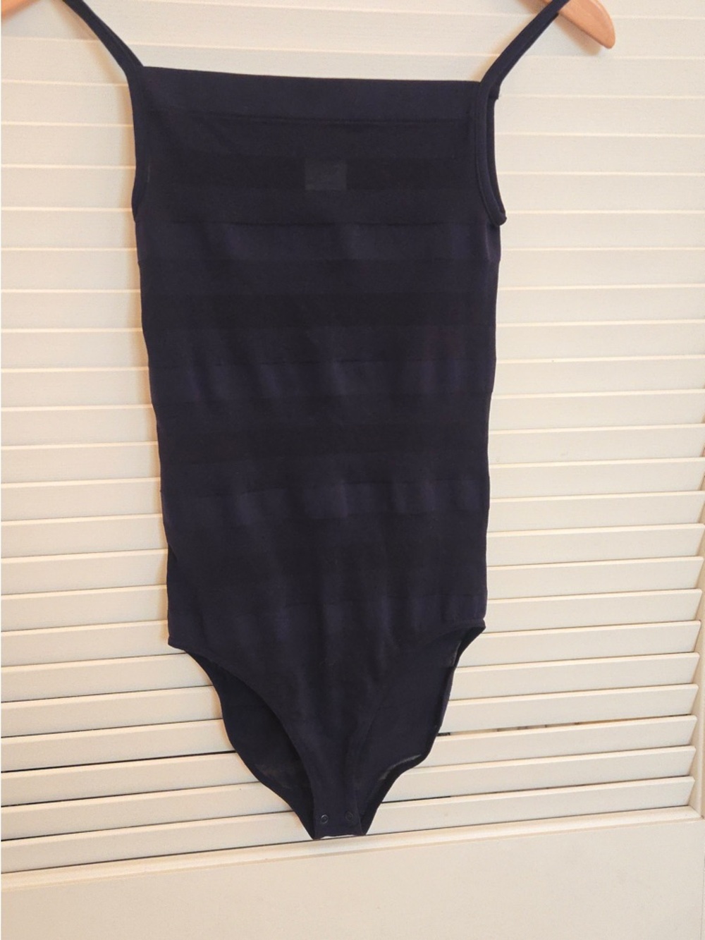 Wolford Navy Bodysuit with Thin Straps